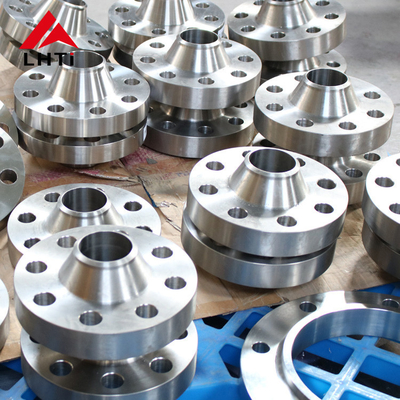 Buen precio DIN 2633 Flange de cuello de soldadura de titanio RFWN Ti Gr2 Gr5 Gr7 PN 16 Flange WN en sistemas de tuberías en línea
