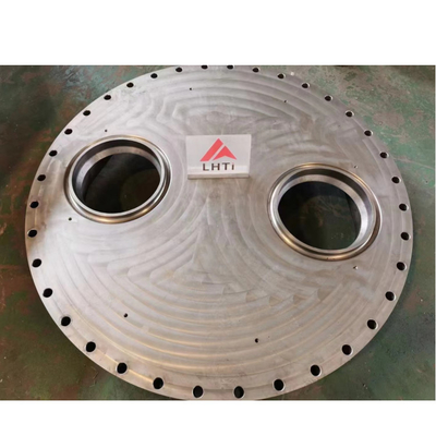 Buen precio Reborde ciego del titanio metalúrgico químico con el canal Shell Chamber UNS 32750 en línea