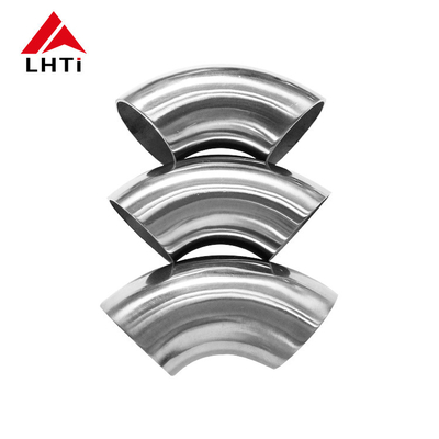 Buen precio el codo del titanio Gr2 de 3inch 76m m/dobla 1.2m m para las piezas del extractor en línea