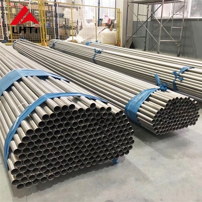 Buen precio Tubo inconsútil del titanio de ASTM B338 para el condensador 19m m del cambiador de calor en línea