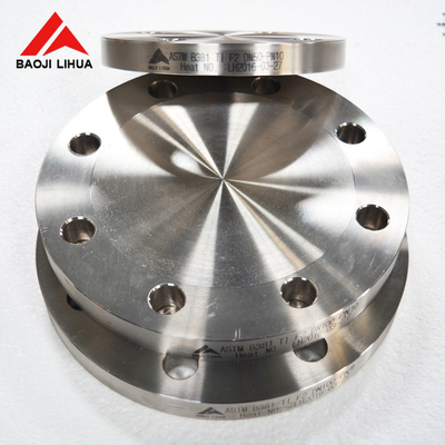 Buen precio ASME 16.5 B381 Ti Gr. 2 Brida con cuello de soldadura de titanio Rf Class 150 WN Brida forjada en línea