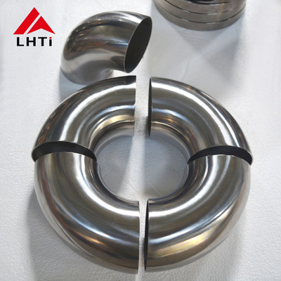 Buen precio el codo del titanio Gr2 de 3inch 76m m/dobla con 1.2m m para las piezas del extractor en línea