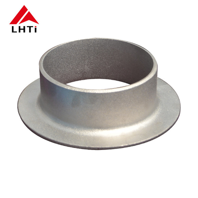 Buen precio ASTM B363 WPT2 Accesorio de tapa de extremo de trozo de junta de solapa de tubería de titanio en línea