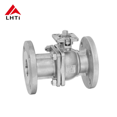 Buen precio Válvula de bolas de dos vías ASME DN 15 Gr2 de titanio válvula de bolas industriales válvula de liberación de alta presión en línea