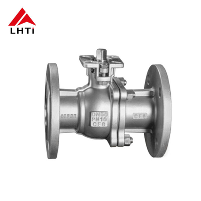 Buen precio Válvula de dos piezas de titanio de alta presión DN10 DN15 Gr1 Gr2 Gr5 Válvula de bolas para el tratamiento de agua en línea