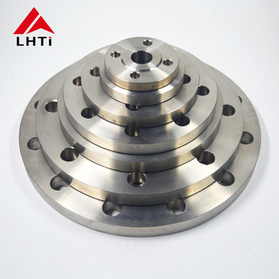Buen precio Construcción EN1092-01 RF SO Hubbed Slip On Flange Gr2 Gr5 Gr7 para la industria química en línea