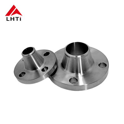 Buen precio Flanca de cuello de soldadura de titanio ASME B16.5 Clase 150 Ti Gr2/Gr5/Gr7 Cara elevada WNRF para uso en tuberías en línea