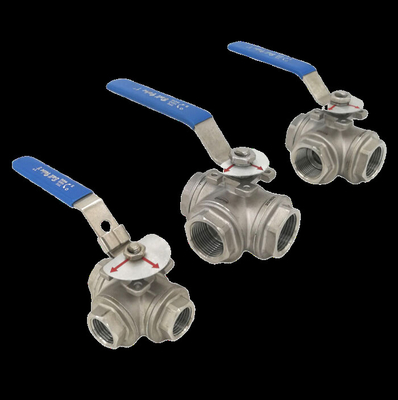 Buen precio Válvula de bolas con rosca de tres vías - Válvulas de bolas de tipo Ti Gr2 DN 15 Clase 150-2500 con bridas para el tratamiento del agua en línea