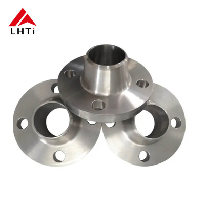 Buen precio ASME B16.5 Gr2 Gr5 Titanio de soldadura de cuello de brida WNRF cara elevada para la industria del petróleo y el gas en línea