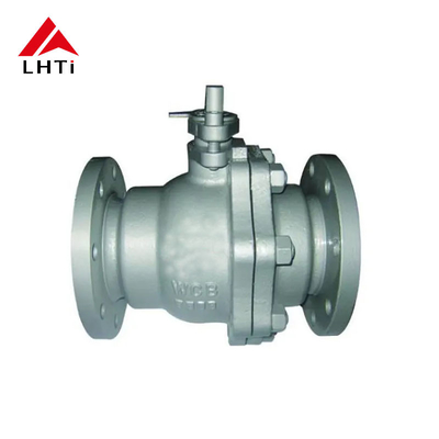 Buen precio Válvula de bola de titanio de dos piezas de alta presión DN10 DN15 Gr1 Gr2 para el tratamiento del agua en línea