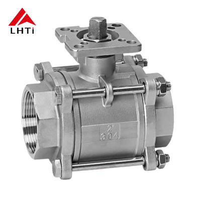 Buen precio Válvula de bola de dos vías ASME DN 15 Gr2 Gr5 Válvula de bola industrial de titanio en línea