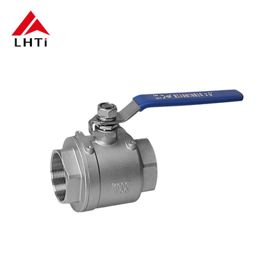 Buen precio DN10 DN15 Titanio válvula de bolas de dos piezas Gr2 Gr7 válvula de bolas para el tratamiento del suministro de agua en línea