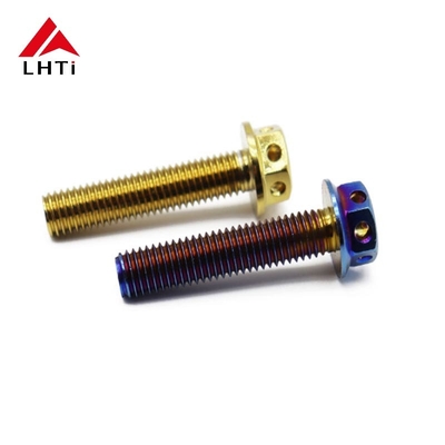Buen precio Tornillos hexagonales de titanio personalizados, tuercas, paso de 1,0 mm, longitud de 5 mm-500 mm en línea