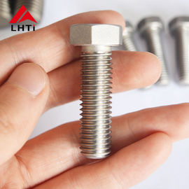 Buen precio El tornillo industrial del perno del hex. del titanio, califica 2 nueces de hex. del titanio DIN934 en línea