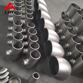 Buen precio El tubo de doblez del titanio de ASTM B363 GR2, instalaciones de tuberías del reductor de la camiseta conservó en vinagre superficial en línea