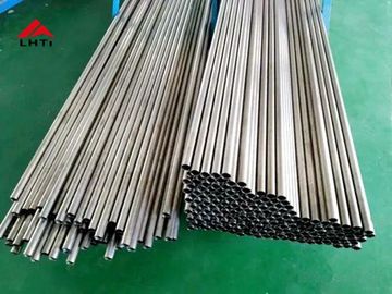 Buen precio Tubo de soldadura del titanio para el tubo del titanio del tubo sin soldadura ASTM B338 Gr1 Gr2 Gr7 Gr9 del titanio del disipador de calor en línea