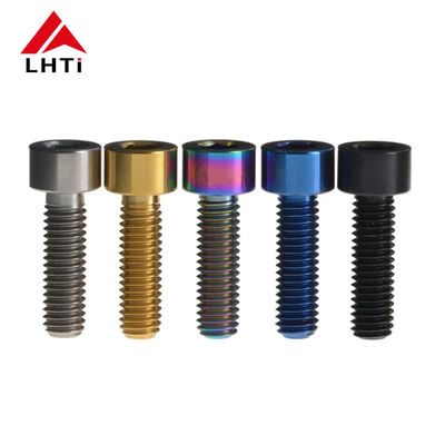 Buen precio Tornillos de casquillo forjados del zócalo del hex. del titanio de M6 Gr2 DIN912 en línea