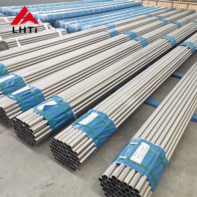 Buen precio ASME soldó con autógena los tubos del cambiador de calor del titanio de los tubos Gr1 del condensador del titanio en línea