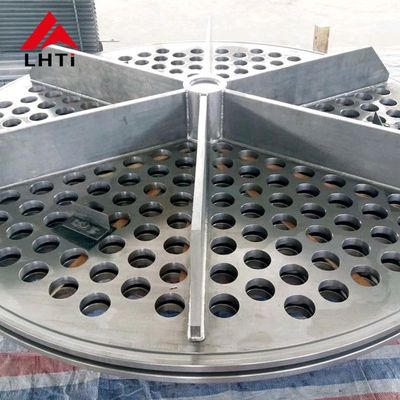 Buen precio El trabajar a máquina del CNC de la hoja de tubo del cambiador del titanio del equipo del titanio de ASME B381 en línea