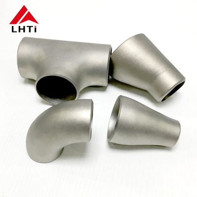 Buen precio Gr2 mandril de titanio curvas 90 grados codo de titanio para los accesorios de codo de tubería de escape de titanio en línea