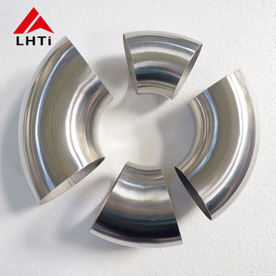 Buen precio Codo 1.2m m del titanio de la soldadura de extremo de ASTM para las piezas del extractor en línea