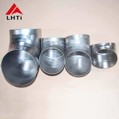 Buen precio codo del titanio de 3inch Gr2 para las piezas del extractor 1.2m m en línea