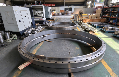 Bridas de cuello de soldadura de titanio sobredimensionadas enviadas a Indonesia: un caso de exportación de 2,2 metros