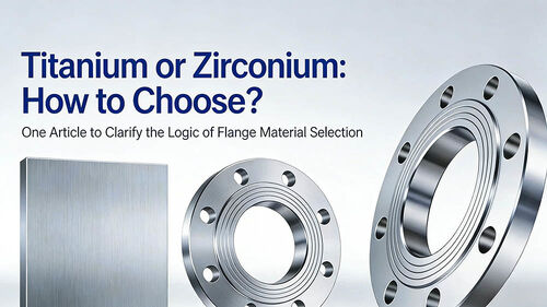 Últimos blogs de la empresa sobre Titanium vs. Zirconium: How to Choose? The Logic Behind Flange Material Selection