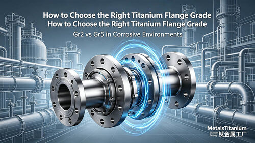 Últimos blogs de la empresa sobre How to Choose the Right Titanium Flange Grade: Gr2 vs. Gr5 in Corrosive Environments
