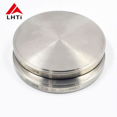 Buen precio Disco forjado de titanio ASTM B381 Gr23 para implantes En línea