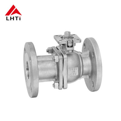 Buen precio Válvulas de bola flotantes de acero inoxidable de titanio para flujo de ácido acético en línea