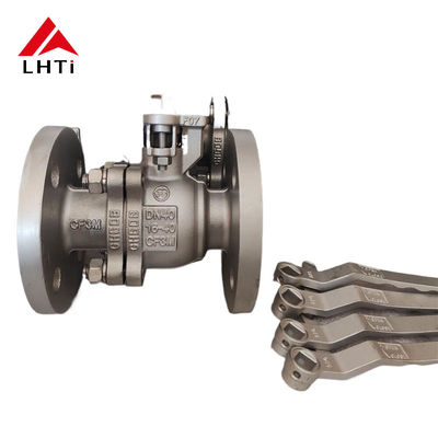 Buen precio Valva de bola de titanio de dos vías ASME Gr5 Gr7 En línea