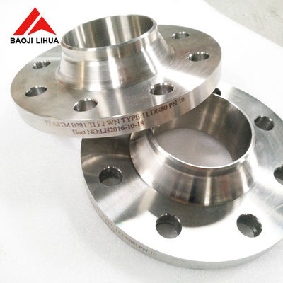 Buen precio 150# 300# Brida de cuello de soldadura de titanio 3 5 pulgadas En línea