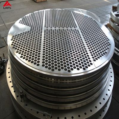 Buen precio Lámina de tubo de titanio ASME B381 Gr5 Intercambiador de calor En línea
