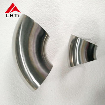 Buen precio Codo de soldadura sin costura de titanio ASTM B363 Gr2 En línea